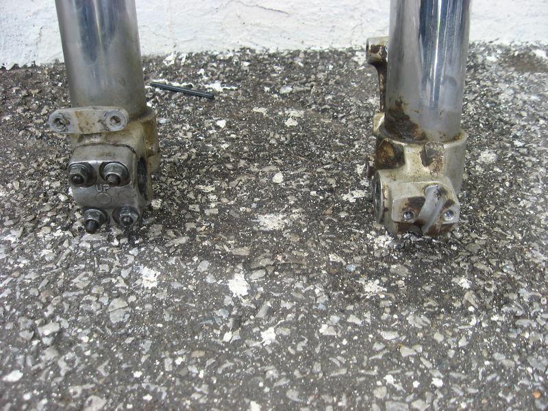 Suzuki RM125 RM250 RM 125 250 Forks with triple tree 1992 1993 1994 , US $80.00, image 4