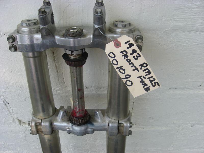 Suzuki RM125 RM250 RM 125 250 Forks with triple tree 1992 1993 1994 , US $80.00, image 10