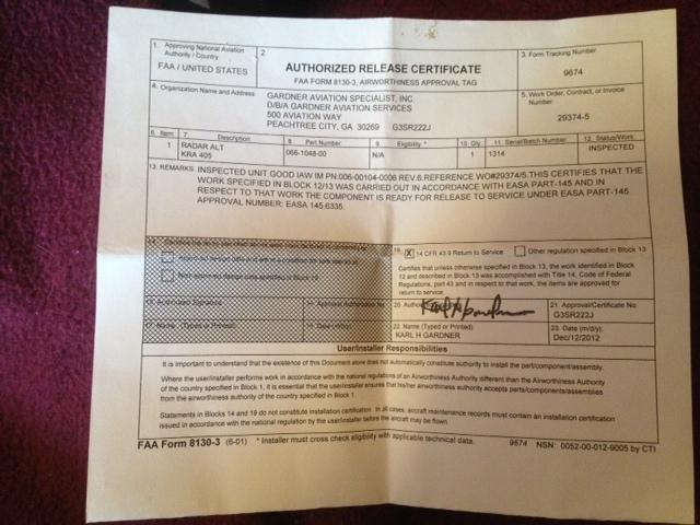 Bendix King KRA-405 Radar Altimeter 066-1048-00, US $3,750.00, image 3