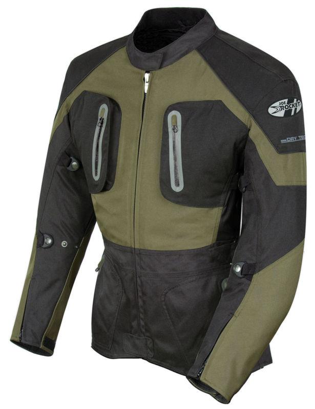 New joe rocket ballistic 8.0 jacket, olive/black, large/lg