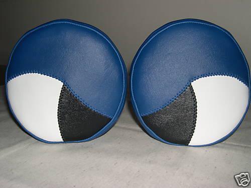 Yamaha banshee/warrior marine vinyl headlight covers blue atv