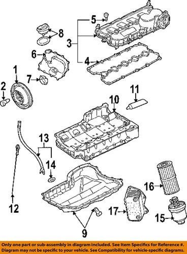 Volkswagen oem 06d115562 engine oil filter/oil filter