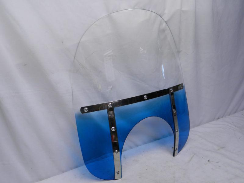 Kawasaki vulcan street bike motorcycle windshield: memphis shades mem6816