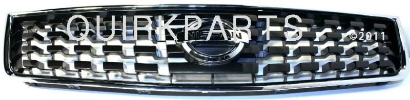 2008-2009 nissan sentra chrome grille non-sport genuine oem brand new
