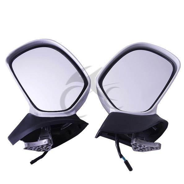 White Left Right side Mirrors For 2001-2011 Honda Goldwing GL1800 03 04 05 06, US $99.95, image 3