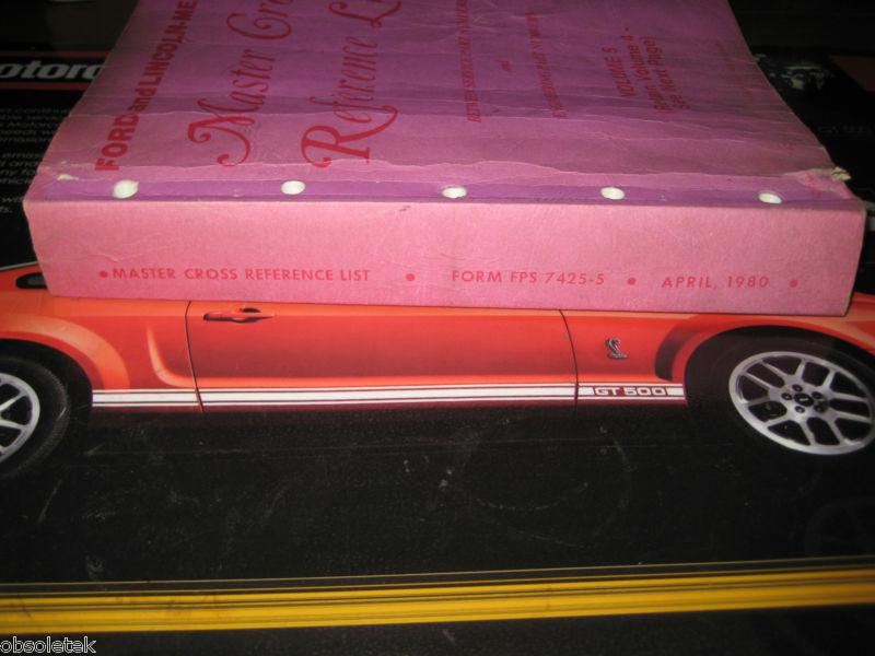 Ford Lincoln Mercury Master Cross Reference Parts List Catalog Manual 1975-1980, US $10.00, image 2