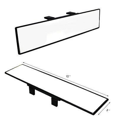 Jdm 300mm wide car interior clip on rear view mirror universal any car suv truck