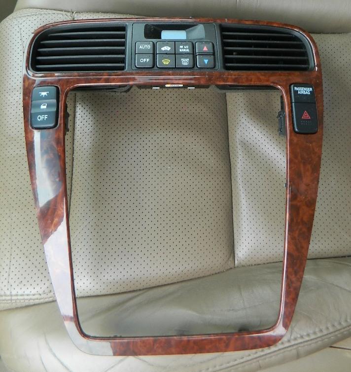 Buy 20012006 ACURA MDX WOODGRAIN RADIO BEZEL W/TEMPERATURE CONTROL W