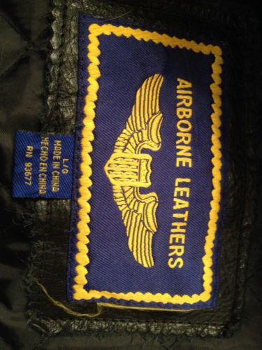Airborne Leather Jacket, US $0.99, image 4