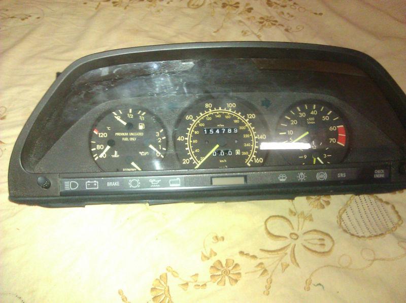 Mercedes benz w126 420sel 560sel 560sec insturment cluster