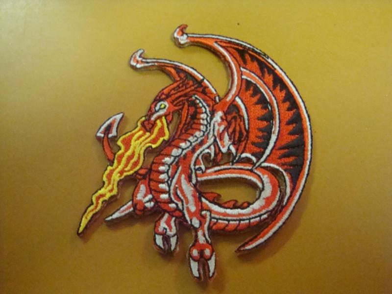 Fire dragon biker patch new!!