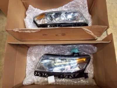 Brand new oem lh left and rt right side hid headlights  2006-2009 lincoln zephyr