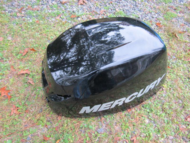 2011 mercury verado 250 xxl outboard top cowling w/ impact crack but awesome!