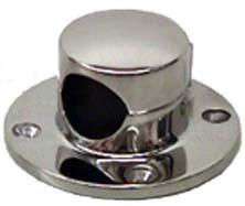 Hinged chain deck pipe 