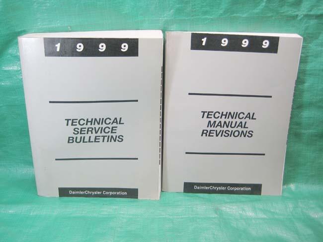 Chrysler technical service bulletins manual 1999 '99 81-699-00004 81-699-00005