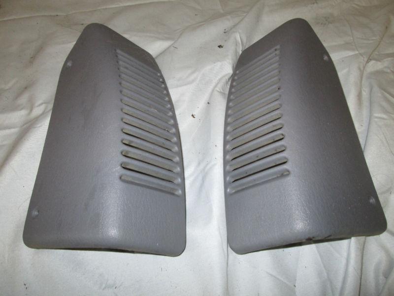 Buy Jeep Wrangler TJ LIGHT Gray Set of Speaker Covers for Dash. LH & RH