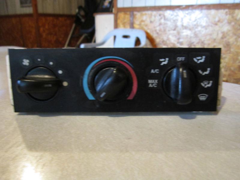 98-00 ford mountaineer,explorer,ranger climate ac heater control oem f87h-19e764