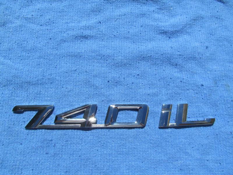 Bmw 740 i l 1995-2001 rear trunk emblem  oem 