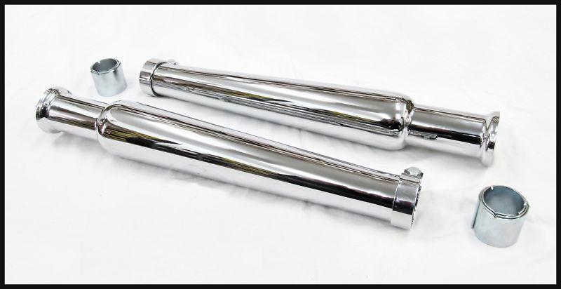 Classic 1 3/4" bore straight cocktail shaker silencers mufflers our pn# tbs-3734