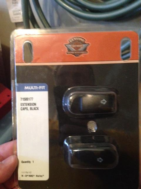 Harley davidson turn signal caps, stock dyna multi-fit vgc wide glide fxdwg