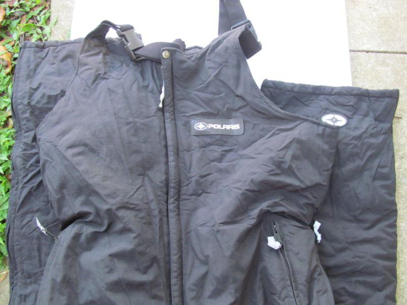 Buy Polaris "PURE" Snow pants bibs snowmobile suit MENS SIZE LARGE USED