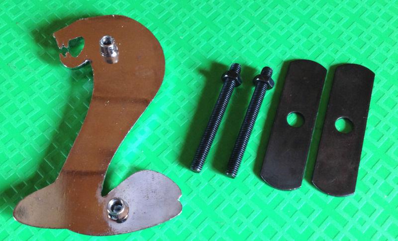 Cobra Front Grill Badge Emblem Ford Mustang SVT GT500 SHELBY 5.0 SNAKE BOSS, US $12.85, image 2