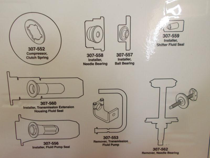 Ford Rotunda 8pc Set Special Service Tools # TKIT-2006U-F/FM, US $100.00, image 3