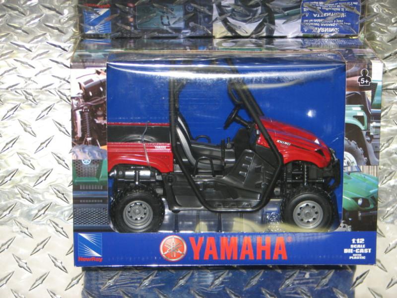 New ray 1:12 scale utv yamaha rhino 2007 red 43253