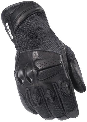 New cortech gx air-3 adult textile gloves, black, xl