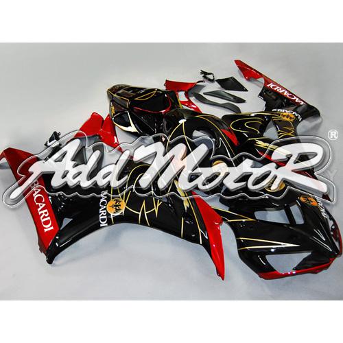 Injection molded fit cbr1000rr 06 07 red black fairing 16n41