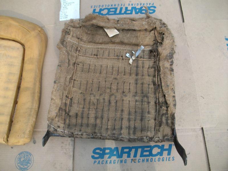 65 mustang bucket seat back left drivers.side