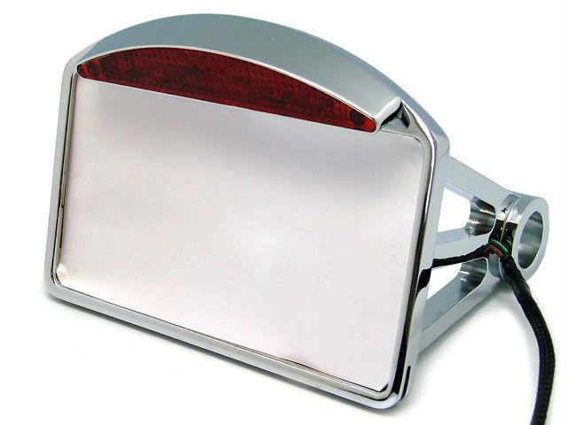 Led side mount license plate tail light for harley sportster dyna softail custom