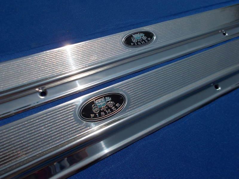 New 1962-67 chevrolet nova chevy ii fisher door sill plate 2 door hardtop 