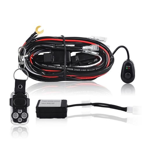 3m 12v 40a wiring harness remote control switch relay strobe led light bar truck