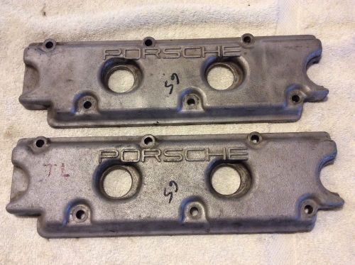 Porsche 911 1965 pair upper valve covers aluminum swb 901 engine early