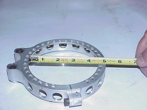 Billet aluminum firebottle clamp bracket base 5-1/4&#034; inside diameter nascar c1
