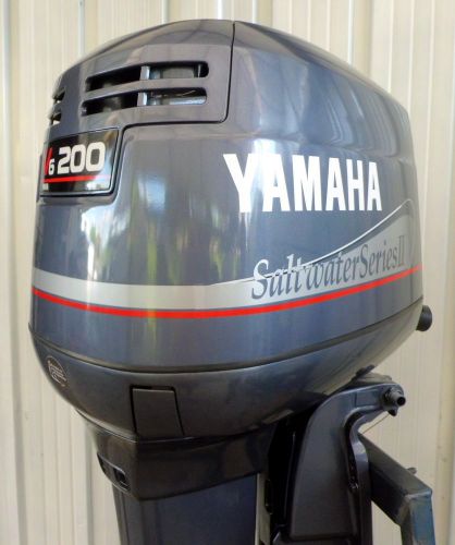 1997 yamaha  200 hp 25" shaft   .. outboard motor . worldwide shipping
