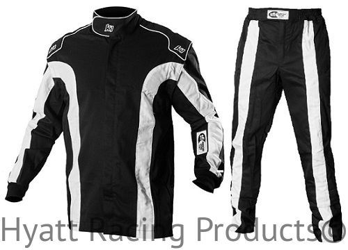 K1 triumph 2 2-piece auto racing fire suit sfi 1 - all sizes &amp; colors