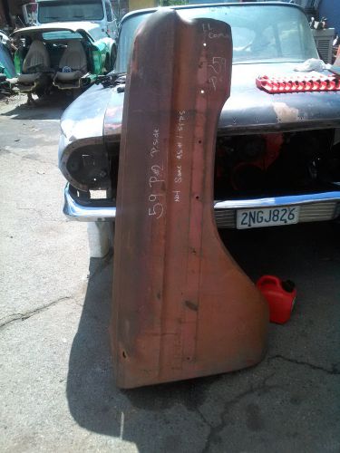 1959 59 chevy el camino passenger fender original solid will ship read ad