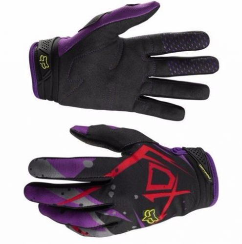 Fox racing women's dirtpaw undertow gloves purple size 10 large 03255 \\