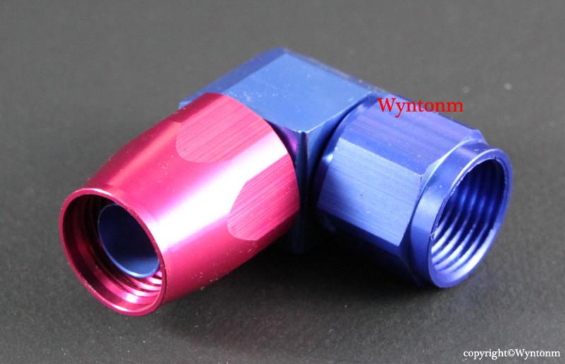 10 AN Hose 90 Degree End T6061 Fitting Oil Return Drain Dry Sump Catch Cooler, US $9.49, image 2