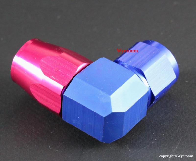 10 AN Hose 90 Degree End T6061 Fitting Oil Return Drain Dry Sump Catch Cooler, US $9.49, image 3