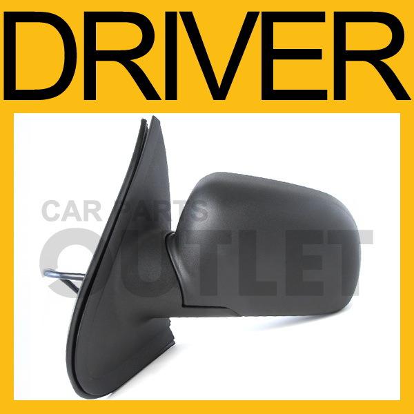 1995-2001 ford 4dr explorer left side power heated mirror textured wo puddle new