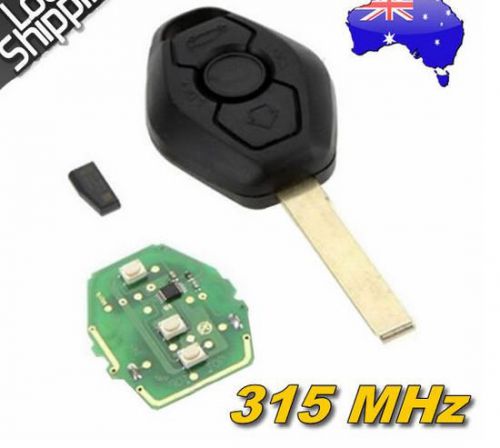 3 buttons remote key+315 433 mhz transponder chip ews for bmw x z 3 5 7 series