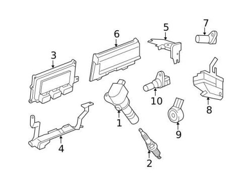 Genuine 2012-2016 honda coil 30520-r1a-a01