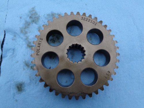 Genuine polaris 41 tooth 3/4 hyvo bottom sprocket for most 1999-2016 snowmobiles