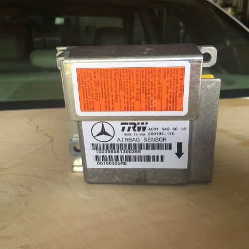 Mercedes ml 320 airbag control sensor