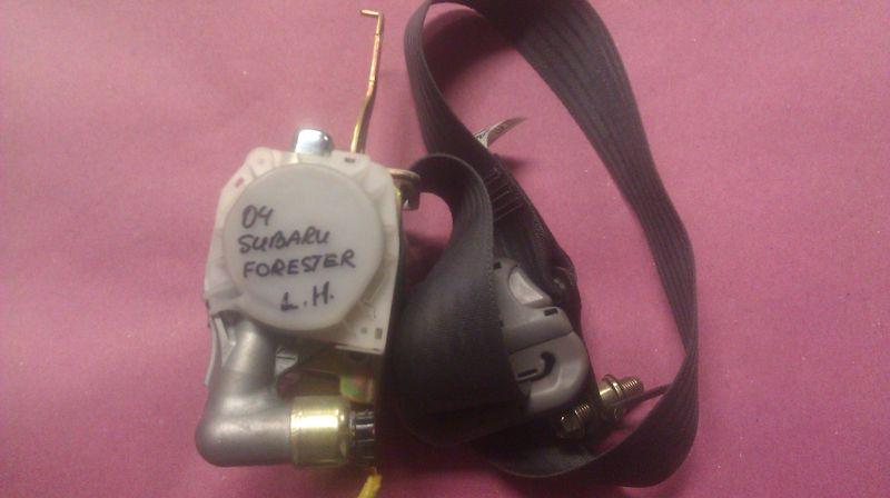 04 05 06 subaru forester front seat belt left lh driver side oem
