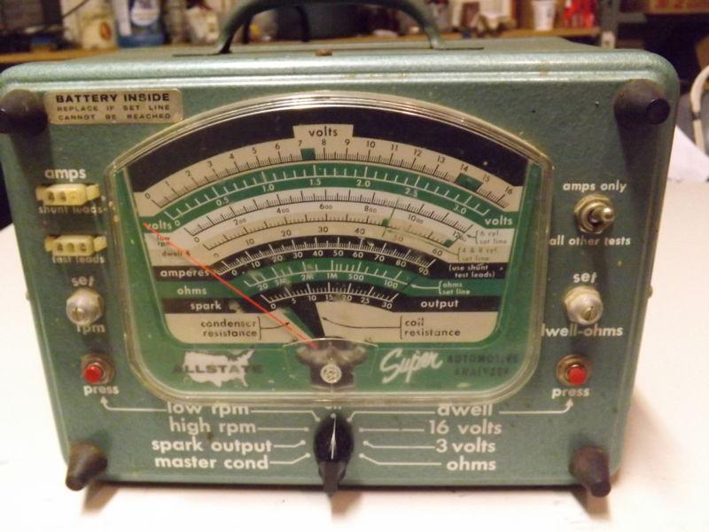 Vintage Sears Allstate Super Automotive Analyzer # 244-2110 Great Condition, US $24.99, image 2