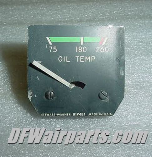 442-799, 819481, piper aircraft oil temperature cluster gauge indicator